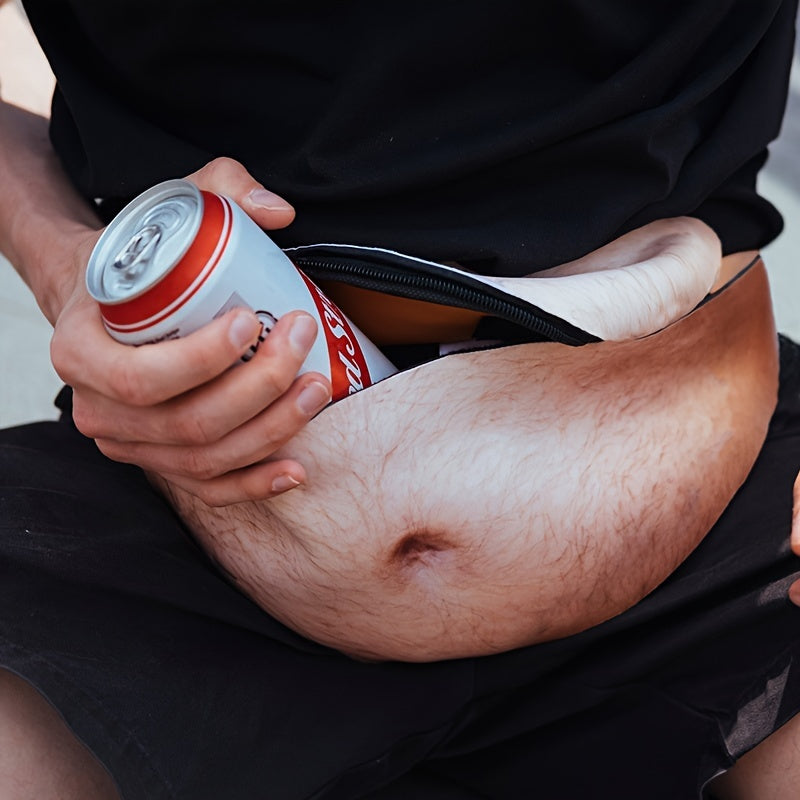 Unique Faux Beer Belly Fanny Pack