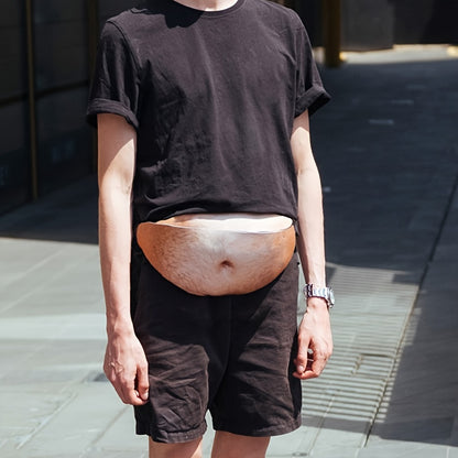 Unique Faux Beer Belly Fanny Pack