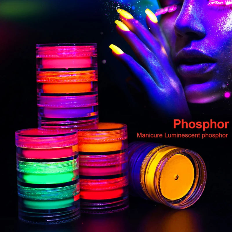 12 colors neon fluorescent pigment powder