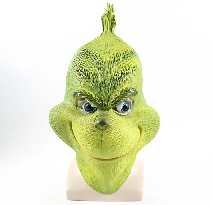 Grinch mask and gloves