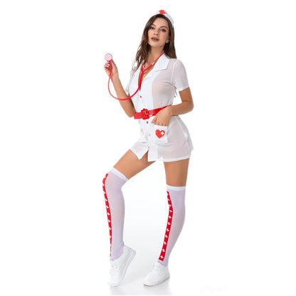 4Pcs/Set Nurse Costume