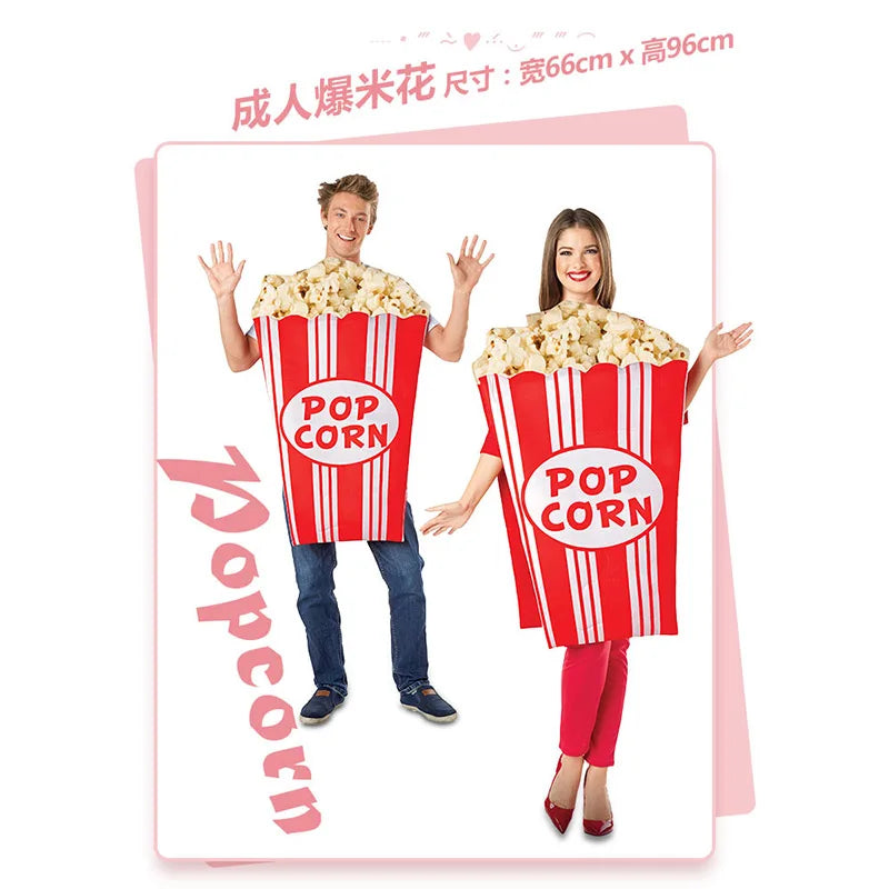 Popcorn Costumes For Adults & kids