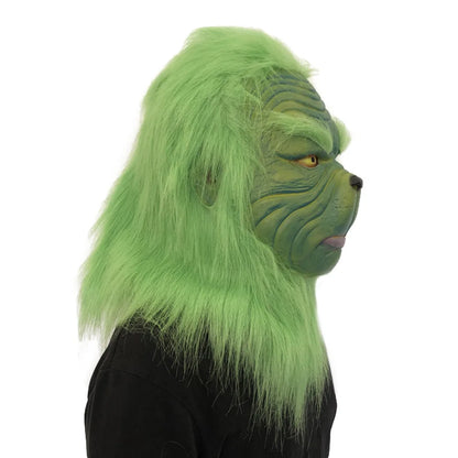 Grinch mask and gloves