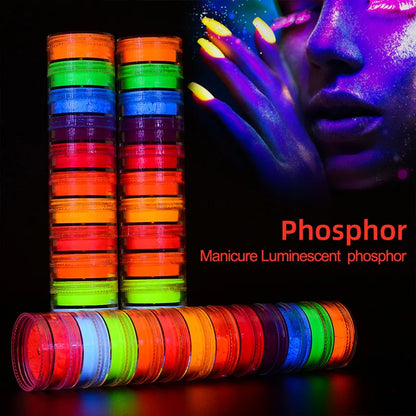 12 colors neon fluorescent pigment powder