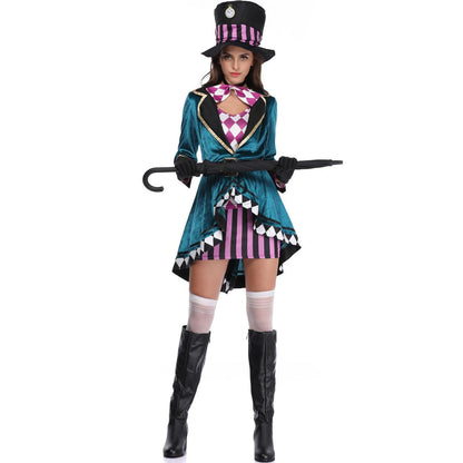 Halloween Alice In Wonderland Mad Hatter Cosplay