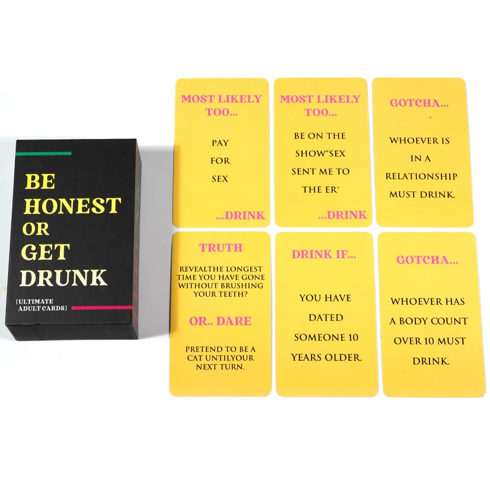 Be Honest or Get Drunk Ultimate Adult Card Game