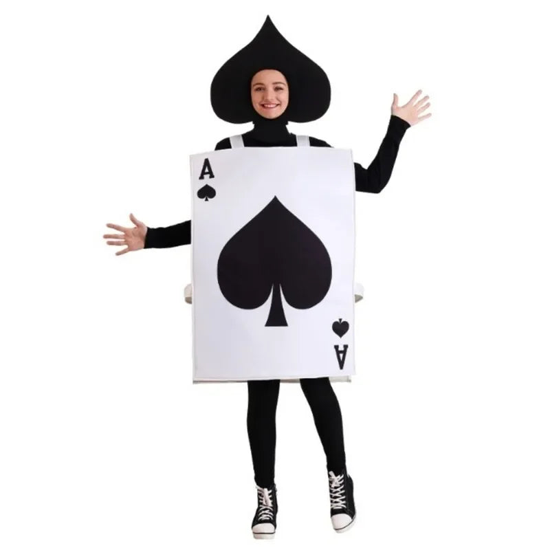 Red Hearts Card Costume