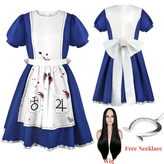 Anime Alice Maid Apron Dress