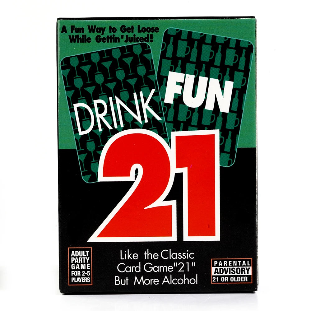 Drink Fun 21 Card Game