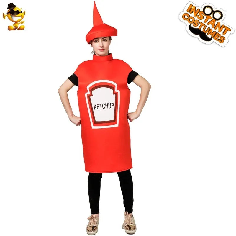 Couple's Mustard Tomato Sauce Costume