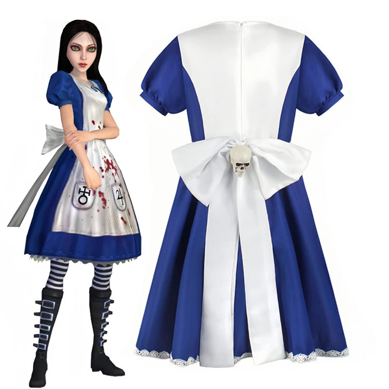 Anime Alice Maid Apron Dress