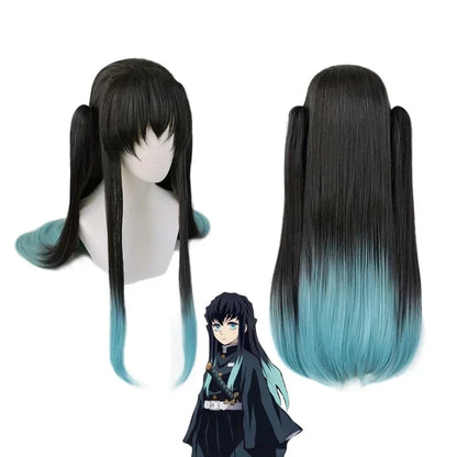 Anime Tokitou Muichirou Cosplay Wig