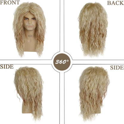 GNIMEGIL Synthetic 80s Punk Wig