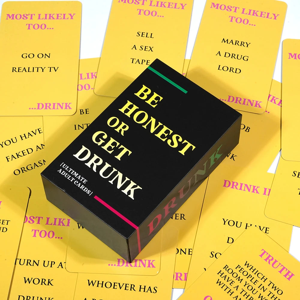 Be Honest or Get Drunk Ultimate Adult Card Game