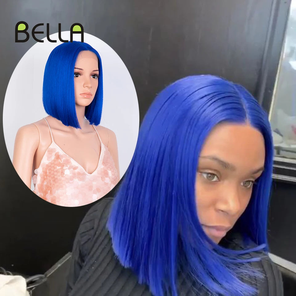 Bella Blue Bob Lace Wig