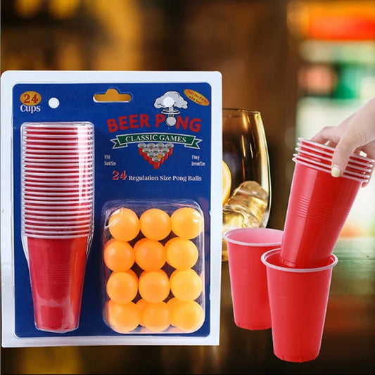 Juego de pong de cerveza