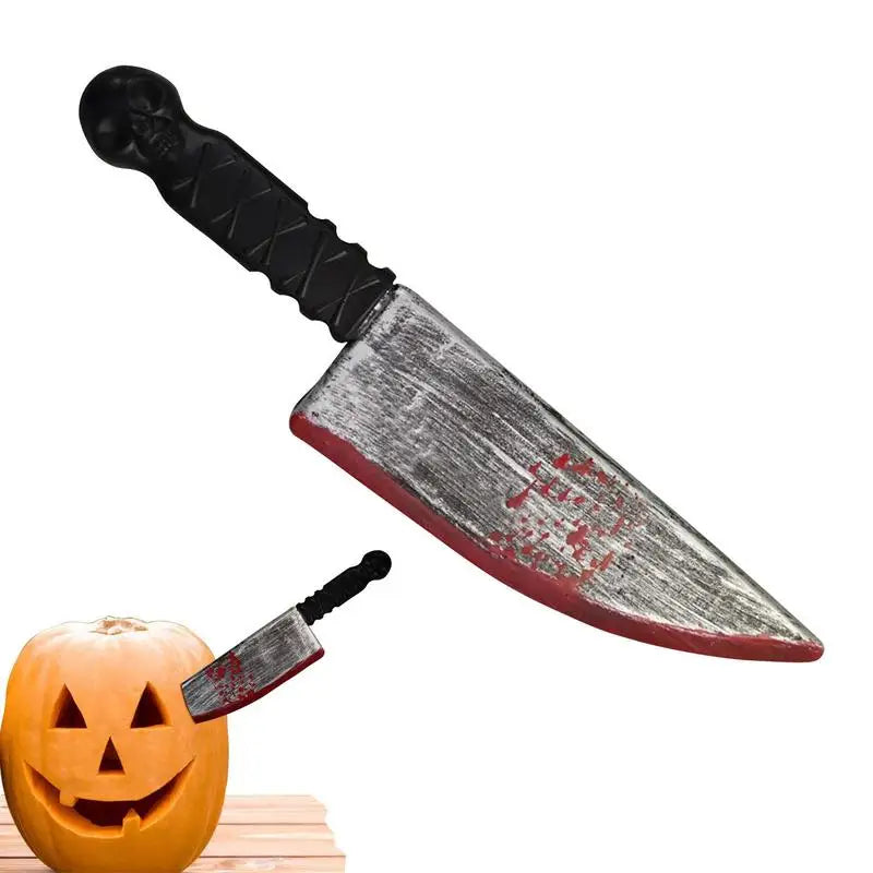 Faked Bloody Sharp Knife for Halloween