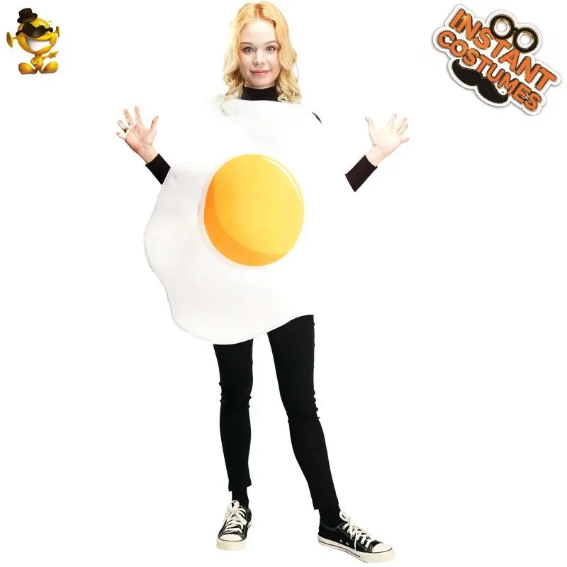 Couple's Budget Egg Bacon Costumes