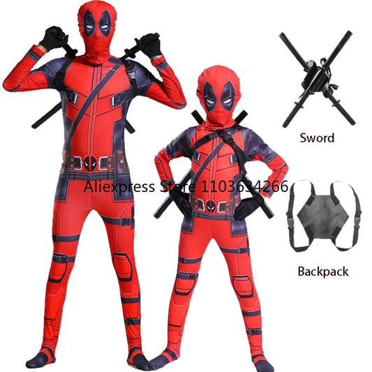 Deadpool Costume For Adults And Children