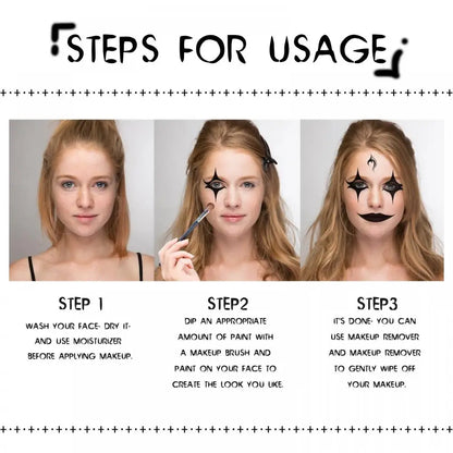 Halloween Face Paint Kit