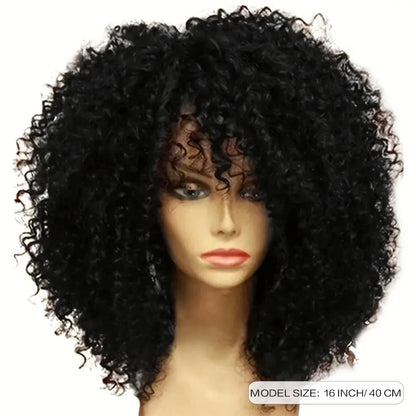 16 Inch Afro Wig