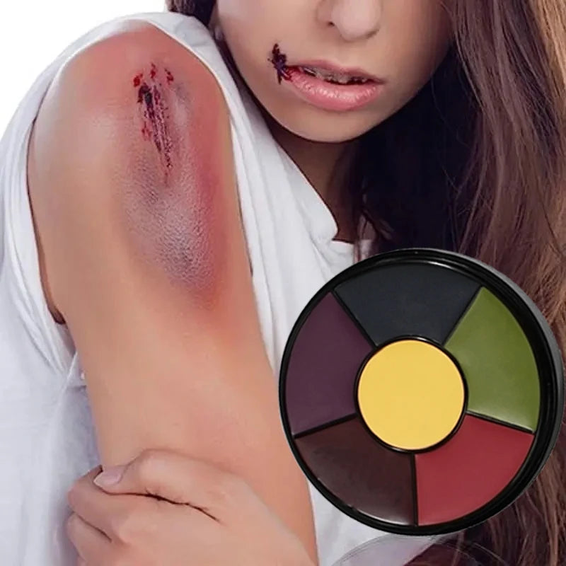 6-Color Bruise Wheel Makeup Kit