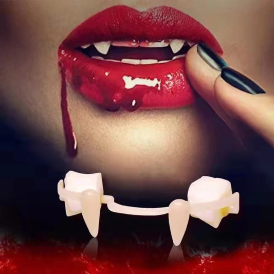 Dientes de vampiro de Halloween