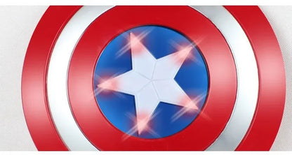 32CM Superhero Captain America Shield LED Light&Sound