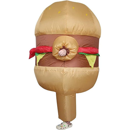 Hamburger Inflatable Costume