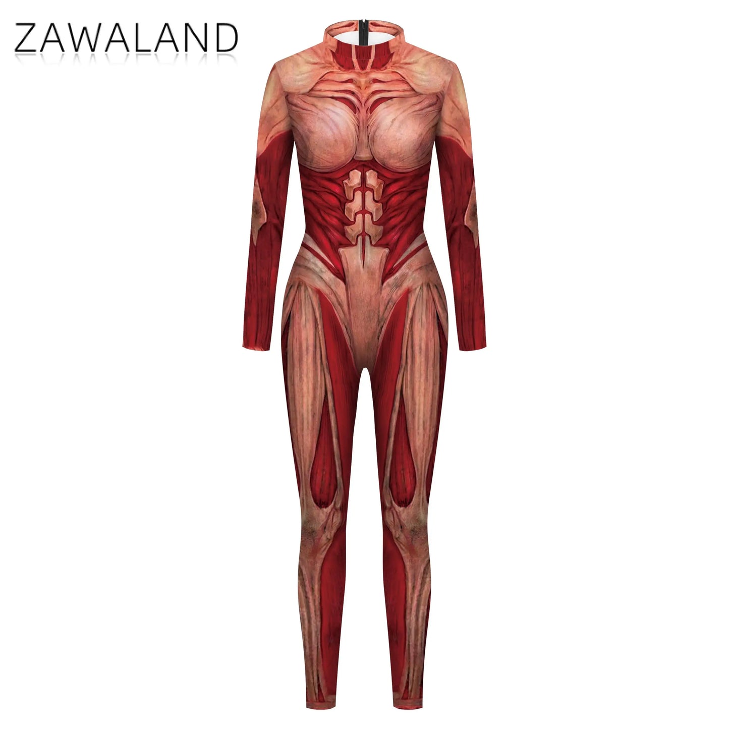 Body Muscle 3D Jumpsuits for Adults