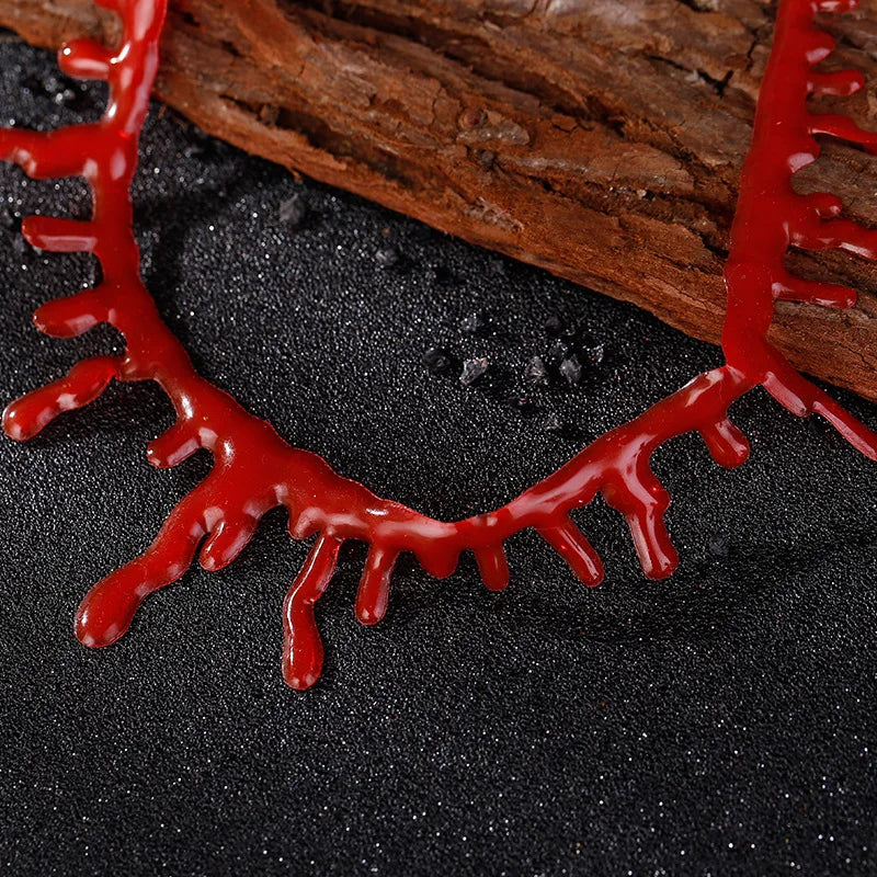 Halloween Bloody Necklace