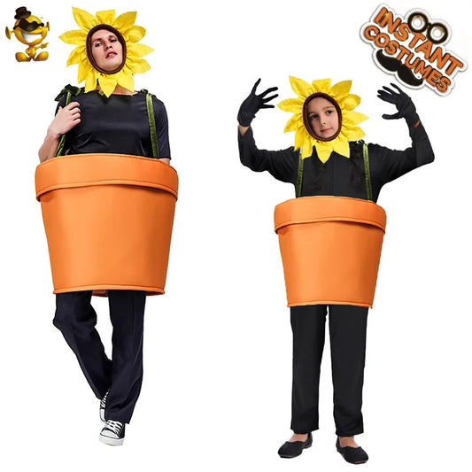 Funny Sun Flower Pot  Cosplay