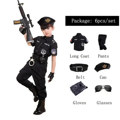 Kids Uniform Police Costumes