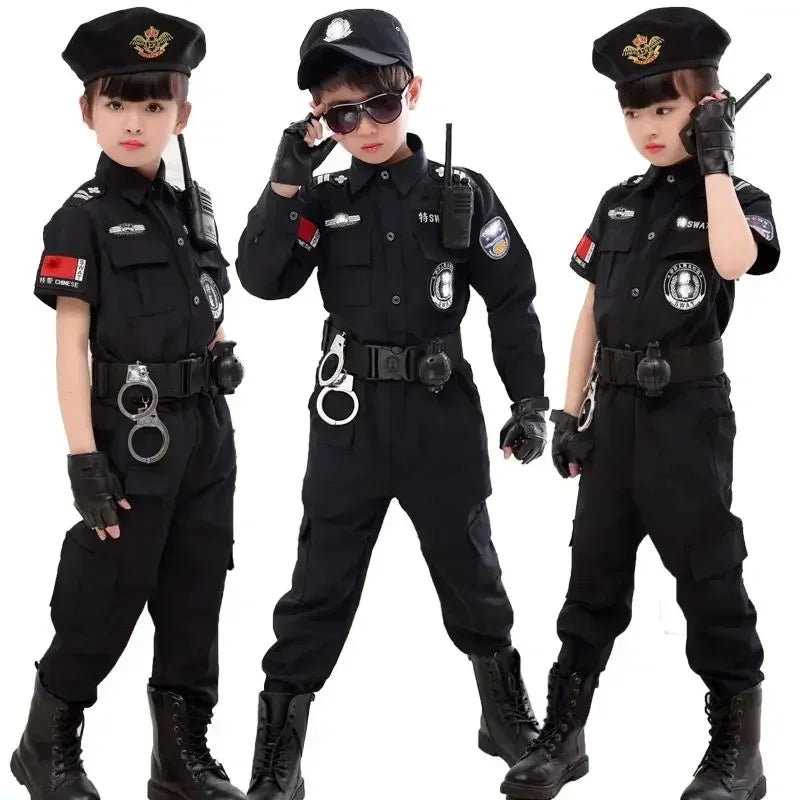 Kids Uniform Police Costumes