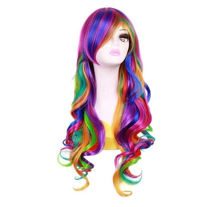 Multi Color Women Wig