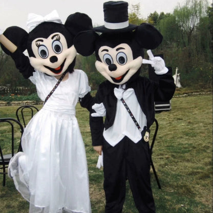 Disney Wedding Mickey Minnie Mascot Costume