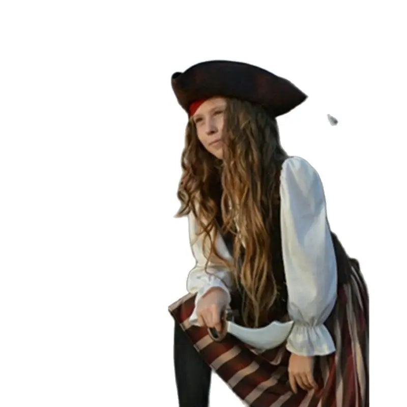 Girls Elis Pirate Captain Costume