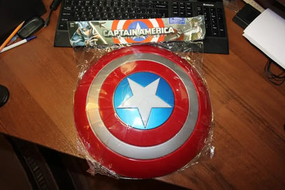 32CM Superhero Captain America Shield LED Light&Sound