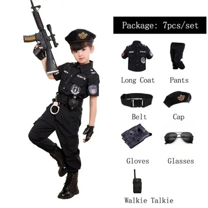 Kids Uniform Police Costumes