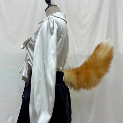 Girl Faux Fur Fox Tail