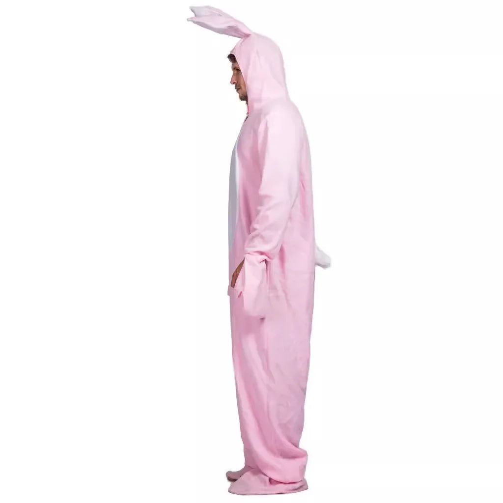 Cute Pink Big Bunny Cosplay