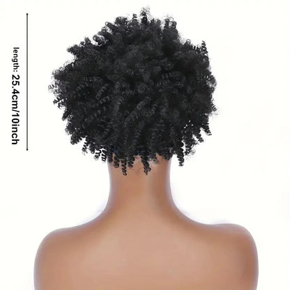 Short Kinky Curly Headband Wig