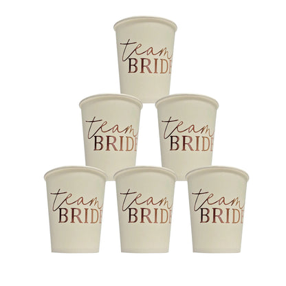 Rose Gold Team Bride Cup