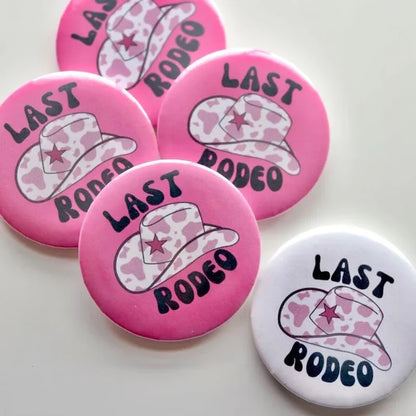 Last Rodeo Button Pin