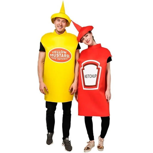 Couple's Mustard Tomato Sauce Costume