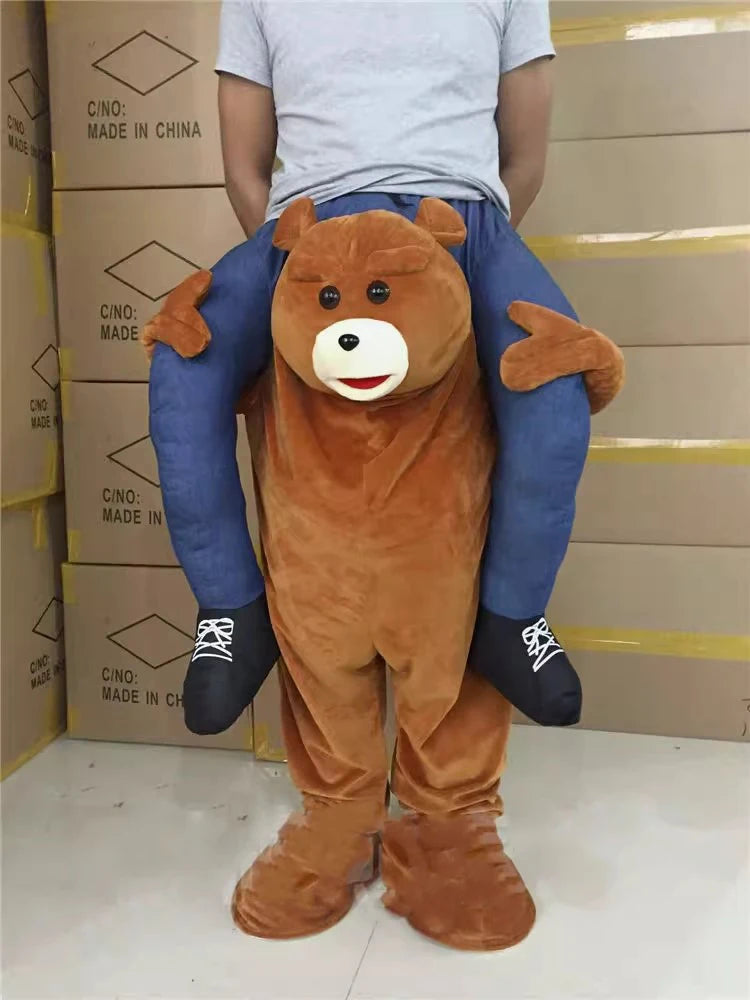 Carry Me Riding Teddy Bear