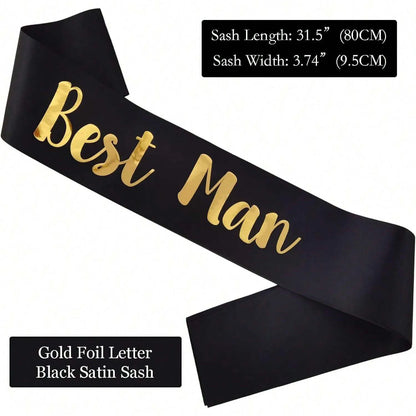 6pcs Bachelorette Sashes for Groom