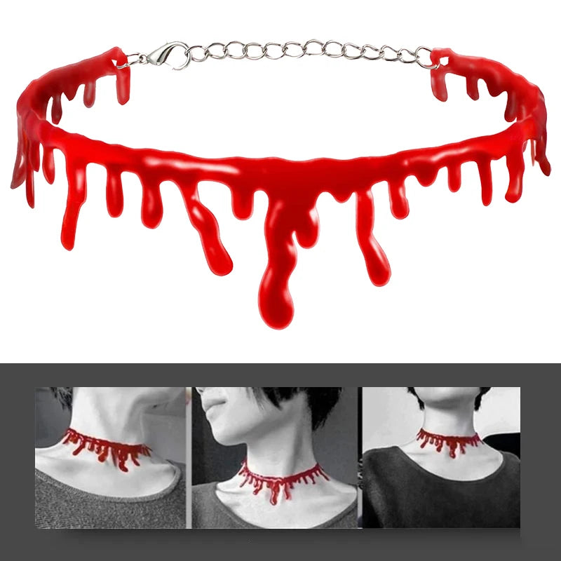 Halloween Bloody Necklace