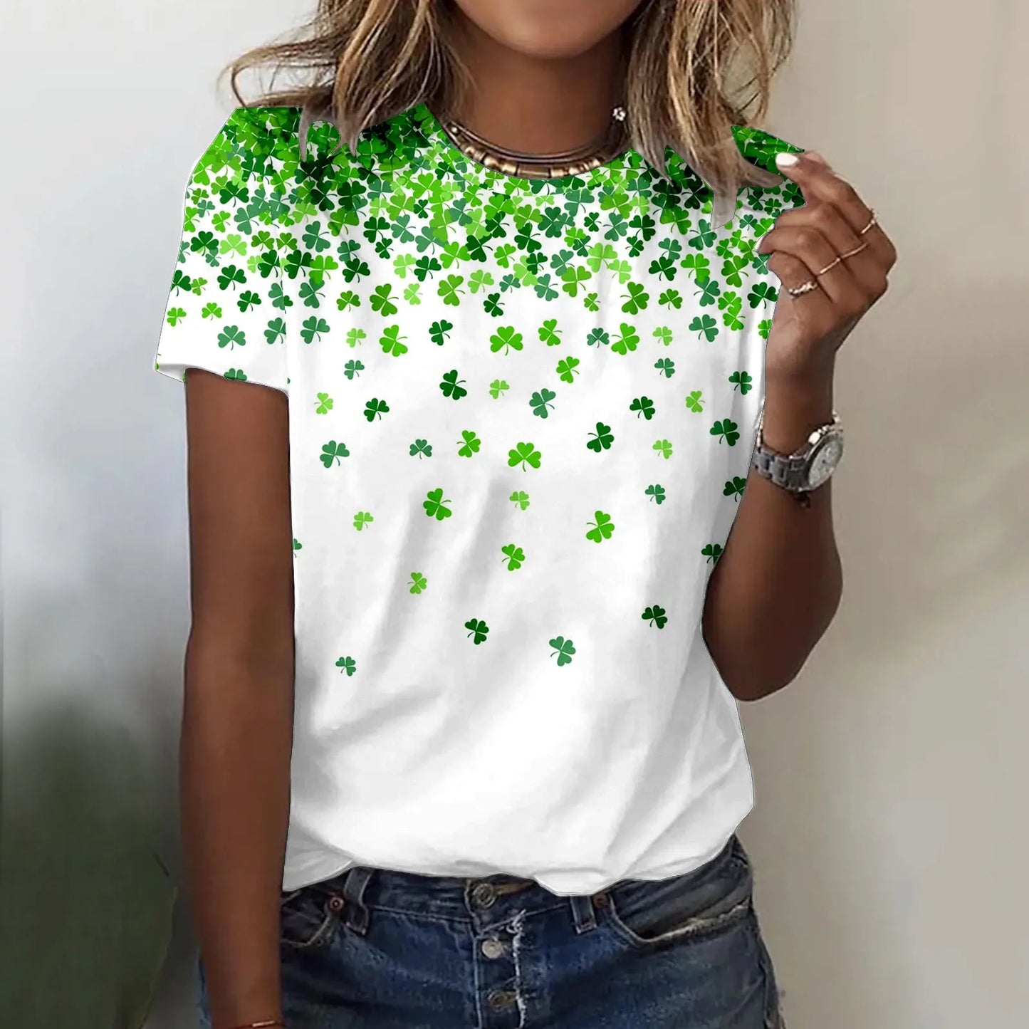 Camiseta para mujer Happy St. Patrick's Day 