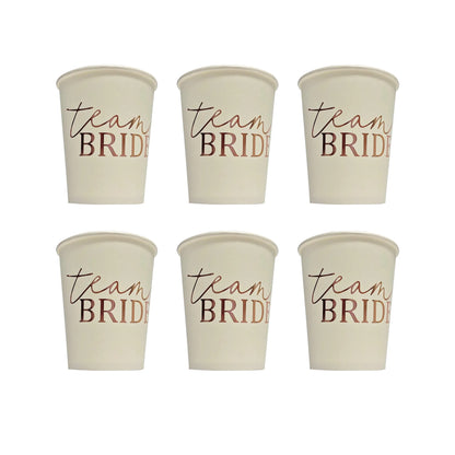 Rose Gold Team Bride Cup